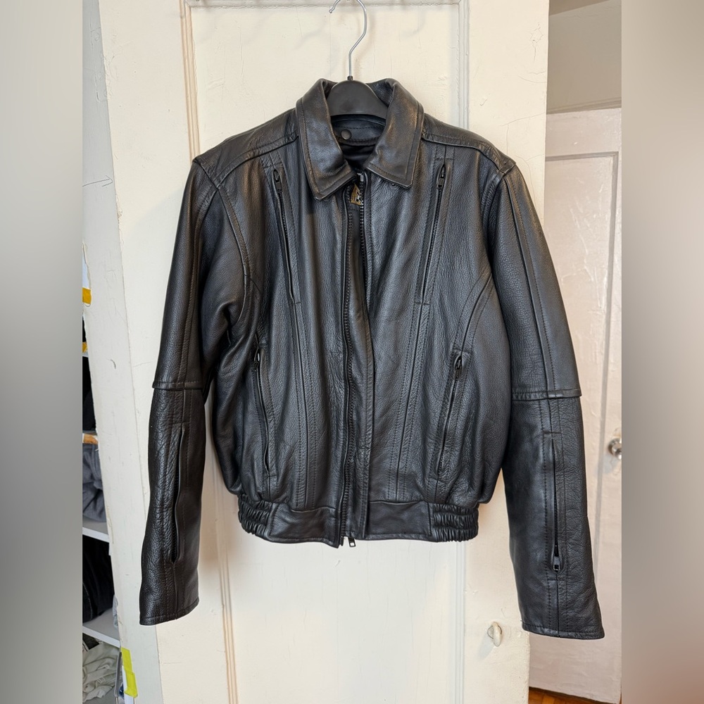 Rare Vintage FORCE Genuine Leather Jacket 🖤